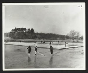 Patton Park, 1942, skating pond