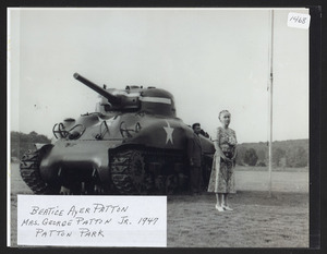 Beatice Ayer Patton, Mrs. George Patton Jr. 1947, Patton Park
