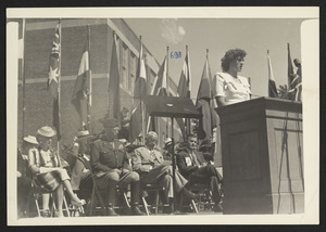 Girl speaker, Miss Betsy Feltis