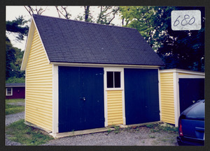 The construction shed, after restoration by S. Gilfillen, 1991