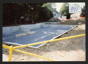 Foundation at site of Chittick's store, R.R. Ave.