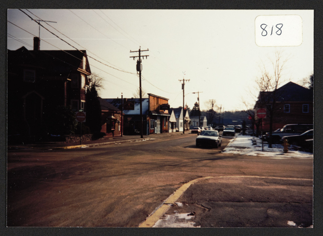 Corner of Willow and Railroad Ave looking toward Depot Sq.