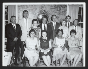Hamilton High School Class of 1937, 25th reunion, 1962, taken at Town Line House, Lynnfield MA