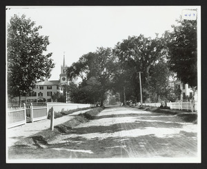 View of Bay Road, Hamilton Mass, looking toward Congregational Church