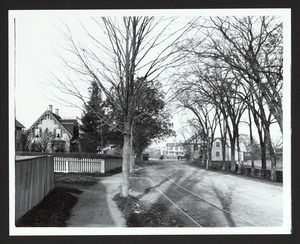 Main St., Wenham, Mass. Looking easterly toward Wenham and Hamilton Depot