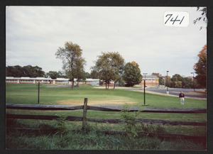 Cutler School, Asbury Street, new gym and addition on right, Oct. 1991