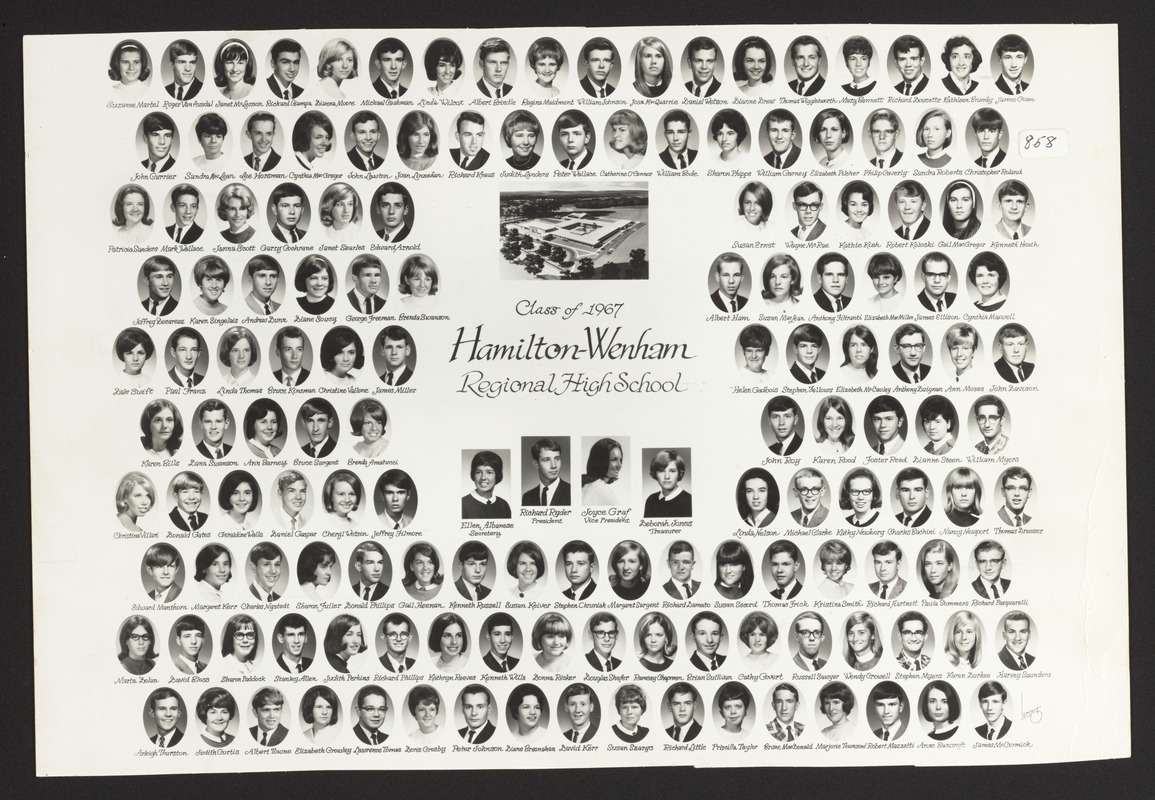 Class of 1967, HamiltonWenham, Regional High School Digital Commonwealth
