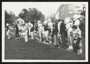 Ball game, Hamilton Jr. High, 1970s Coach Kardaris and Heitz