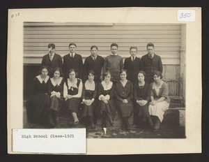 High School Class, 1921