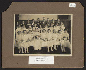 Hamilton South School, later Jonathan Lamson, twelfth grade, 1917