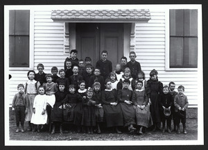 Wenham Depot Village School group, Railroad Ave., So. Hamilton, Mass.