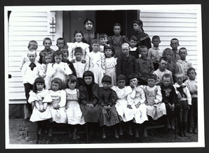 South Primary School group, at Wenham Depot Village, Railroad Ave., So. Hamilton, Mass.