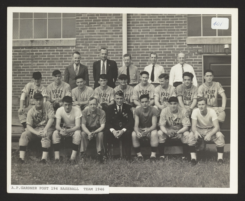 A.P. Gardner post 194, baseball team, 1946