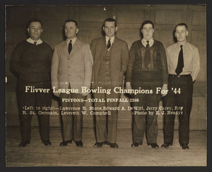 Flivver League Bowling Champions