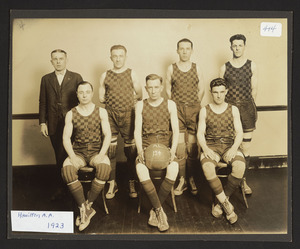 Augustus P. Garnder Post 194 American Legion, basketball team, 1924-1928, champions of Essex County