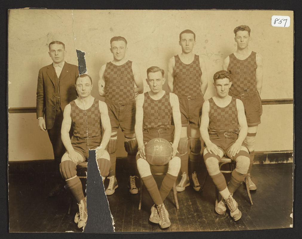 Augustus P. Garnder Post 194 American Legion, basketball team, 1924-1928, champions of Essex County