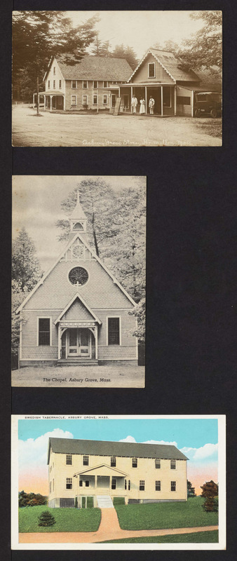 Asbury Grove Store, the chapel, Swedish tabernacle, Asbury Grove, Mass.