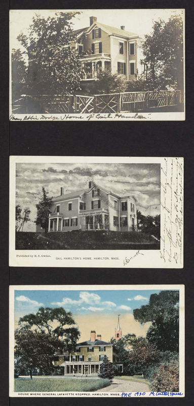Gail Hamilton's Home, Hamilton, Mass., house where General Lafayette stopped