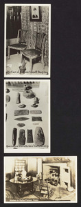 Potion of Blennerhassett display, specimens of mound builders' craftsmanship, kitchen in Rufus Putnam house