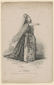 Mlle. Georges. Rôle de Washla dans la Guerre des servantes. Porte Saint-Martin