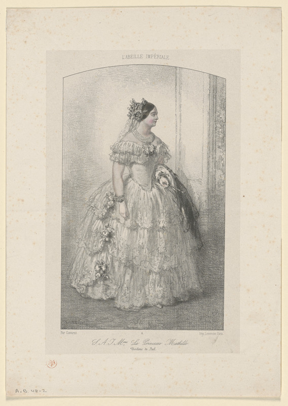 S. A. I. Mme. la Princesse Mathilde. Toilette de bal