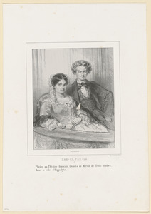 Phèdre au Théâtre-Français. Début de M. Paul de Trois-Étoiles - dans le rôle d'Hippolyte