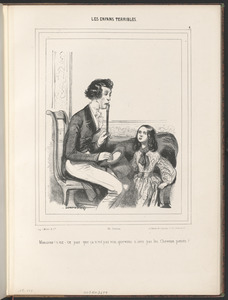 Monsieur! N'est-ce pas que ça n'est pas vrai que vous n'avez pas les cheveux peints?