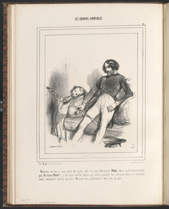 Maman va venir, pas tout de suite, elle est avec madame Pelet. Vous ne la connaissez pas madame Pelet? C'est une vieille dame qui vient prendre les cheveux blancs à maman avec une petite pincettc. Maman en a joliment! Moi j'en ai pas