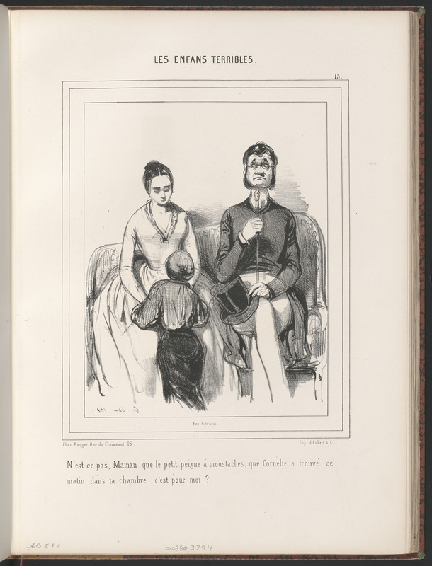 N'est-ce pas, maman, que le petit peigne à moustaches, que Cornélie a trouvé ce - matin dans ta chambre, c'est pour moi?