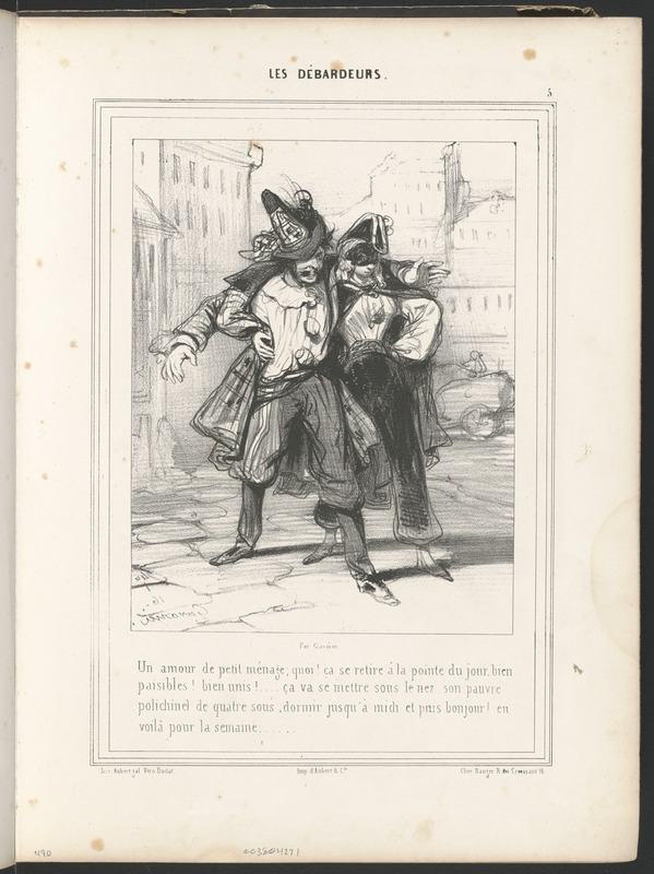 Un amour de petit ménage, quoi! ça se retire à la poitite du jour, bien - paisibles, bien unis!...ça va se mettre sous le nez son pauvre - polichinel de quatre sous, dormir jusqu'à midi et puis bonjour! en - voilà pour la semaine...
