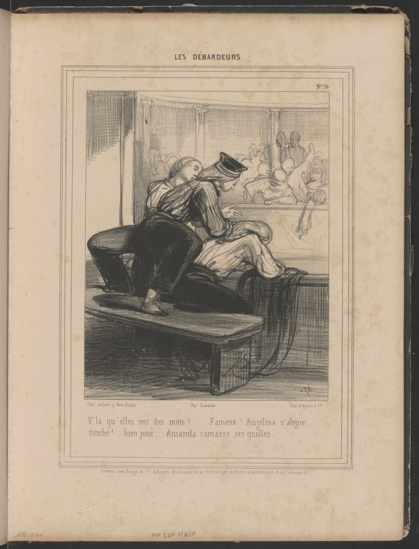 V'là qu'elles ont des mots!...fameux! Angélina s'aligne... - ...touché!...bien joué...Amanda ramasse ses quilles...