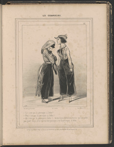 Çà! c'est pas la perruque à Jules! - Non c'est pas la perruque à Jules! - Ah! c'est pas la perruque à Jules!...tu vois bien, Alphonsine, tu n'es qu'une petite - pas grand chose, et lui rien du tout, parce que c'est la perruque à Jules