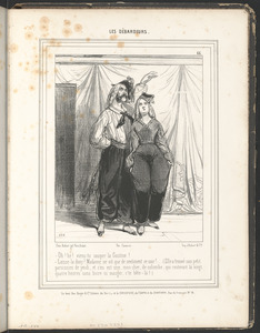 Oh! hé! viens-tu souper la Gustine? - Laisse-la donc! madame ne vit que de sentiment ce soir!...Elle a trouvé son petit - paroissien de jeudi, et c'en est une, mon cher, de colombe, qui resterait là vingt - quatre heures sans boire ni manger, c'te bête-là!