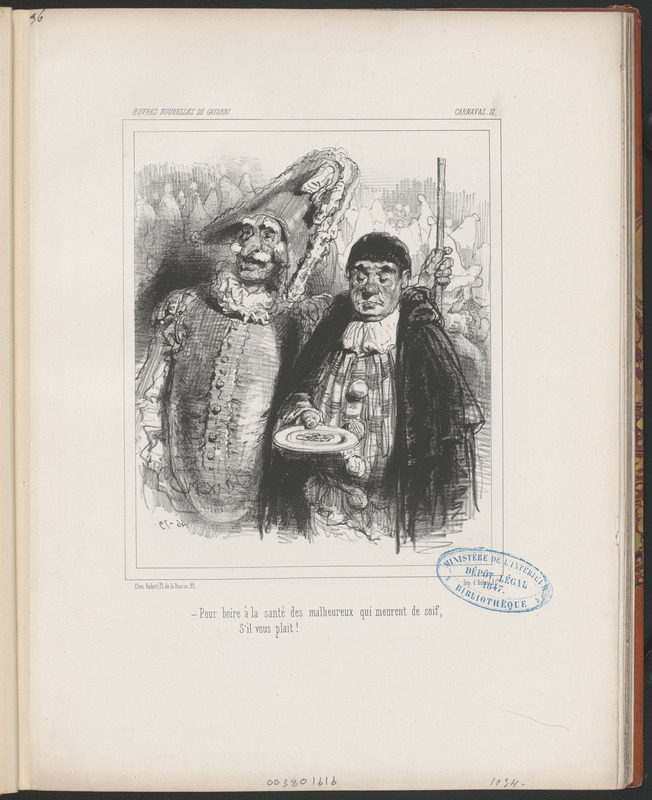 Pour boire à la santé des malheaureux qui meurent de soif, - s'il vous plaît!