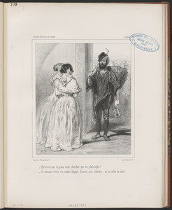 Qu'est-ce que tu peux venir chercher par ici, philosophe? - Je ramasse toutes vos vieilles blagues d'amour, mes colombes, on en refait du neuf