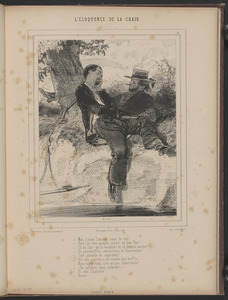 Moi, j'ainne l'amour sous le ciel. - Vive un bon souper contre un bon feu! - Oh de l'air! de la verdure! et la femme aimée! - En pantouffles (sic), aimez-vous le Chambertin? - Joie paisible et suprême! - Ah! oui, suprêmes de volaille, aux truffes. - Rien, voyez-vous, rien qu'une Chartreuse! - (De perdrix, bien entendu!) - Et ma Charlotte! - Russe
