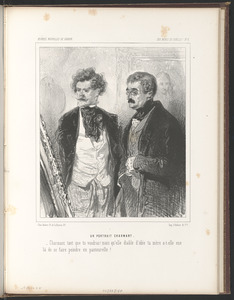Un portrait charmant. - Charmant tant que tu voudras, mais quelle diable d'idée ta mère a-t-elle eue - là de se faire peindre en pastourelle!