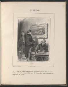 ..."Item un tableau représentant une femme couchée dans un cadre - doré, lequel tableau ma susdite dame de Beaupertuis nous a déclaré être - un portrait de famille."