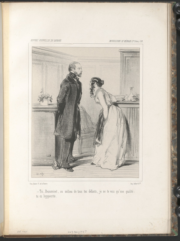 Toi, Beauminet, au milieu de tous tes défauts, je ne te vois qu'une ...