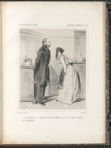 Toi, Beauminet, au milieu de tous tes défauts, je ne te vois qu'une qualité - tu es hyppocrite (sic)