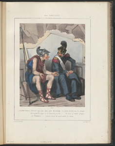 (Le soldat romain) Quinze sous par jour pas davantage! et payer la-dessus la soupe - et le gani, la pipe et la blanchisseuse...Et faut s' tenir propre - au Théâtre...faites donc la noce avec le reste
