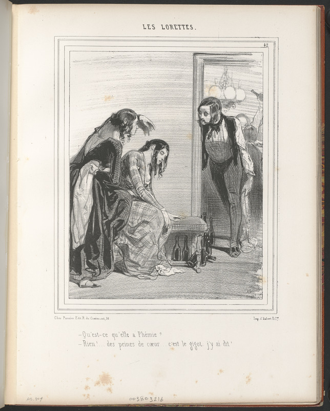 Qu'est-ce qu'elle a Phémie? - Rien!...des peines de cœur...c'est le gigot, j'y ai dit!