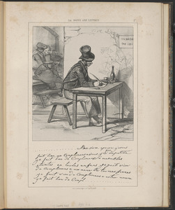 ...Ma siere épouse je vous - fait bien me complimens à vous insi que ma petite - je fait bien de complimens à mesoncles - etantes ea tou les enfans je fait vien - de complimens a ma mère ea tous mes freres - je fait vien de complimens à notre marene - je fait bien de compl...