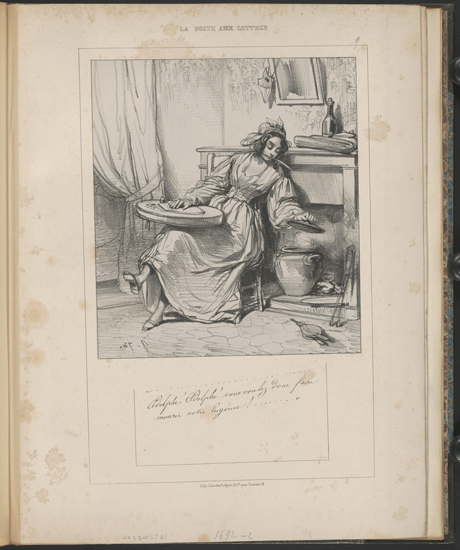 "... - Adolphe! Adolphe! vous voulez donc faire - mourir votre Eugénie!..."