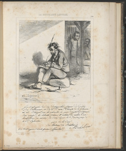 Je soussigné, Roi des Batignolles, prince de Clichy, - Duc d'Anières et de St Ouen, Vicomte de la Garenne, - etc., etc. Octroyer par la présente, à mes sujets et Vassaux, - bien aimés, la liberté pleine et entière de pêcher des - barbillons en rivière de Seine depuis le 1er janvier jusqu'à - la St Sylvestre. - Qu'on se le dise. - Du château de Bicêtre. - Michel 1er. - P.S. Tient magasin d'asticols (sic) assortis (affranchir)