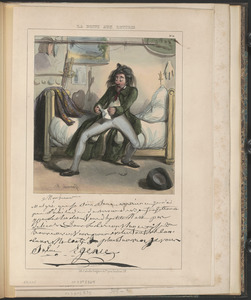 Monsieur, - malgré que je sois sans expérience je n'ai - pas l'abitude de servir de Boufou je trouve - que le Rendez Vous dhypolite N'est pas - délicats Dans les Circonstance où je me - trouve avec Vous pour éviter tous les Can - cans Ne conté su (ces deux lettres biffées) plus sur moi. je vous - salue. - Egénie