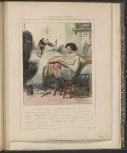 ...Oui, mon cher Oncle, mes - études marchen bon train et j'en suis - fort satisfait. Je travaille nuit et jour. - Mais je suis très à court d'argent, Les - livres coutent si cher à Paris! les - livres me ruinent...