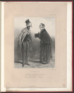 Le jour de l'an. - Je prie mosieu de me permettre de lui souhaiter - que je touche ma petite note chez lui. - A vous pareillement, m'sieu...Toupray