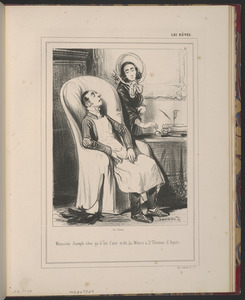 Monsieur Joseph rêve qu'il est curé et dit la messe à St-Thomas-d'Aquin