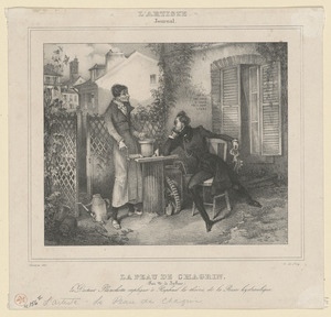 Le peau de chagrin - par Mr. de Balzac. - Le docteur Planchette explique à Raphael la théorie de la presse hydraulique